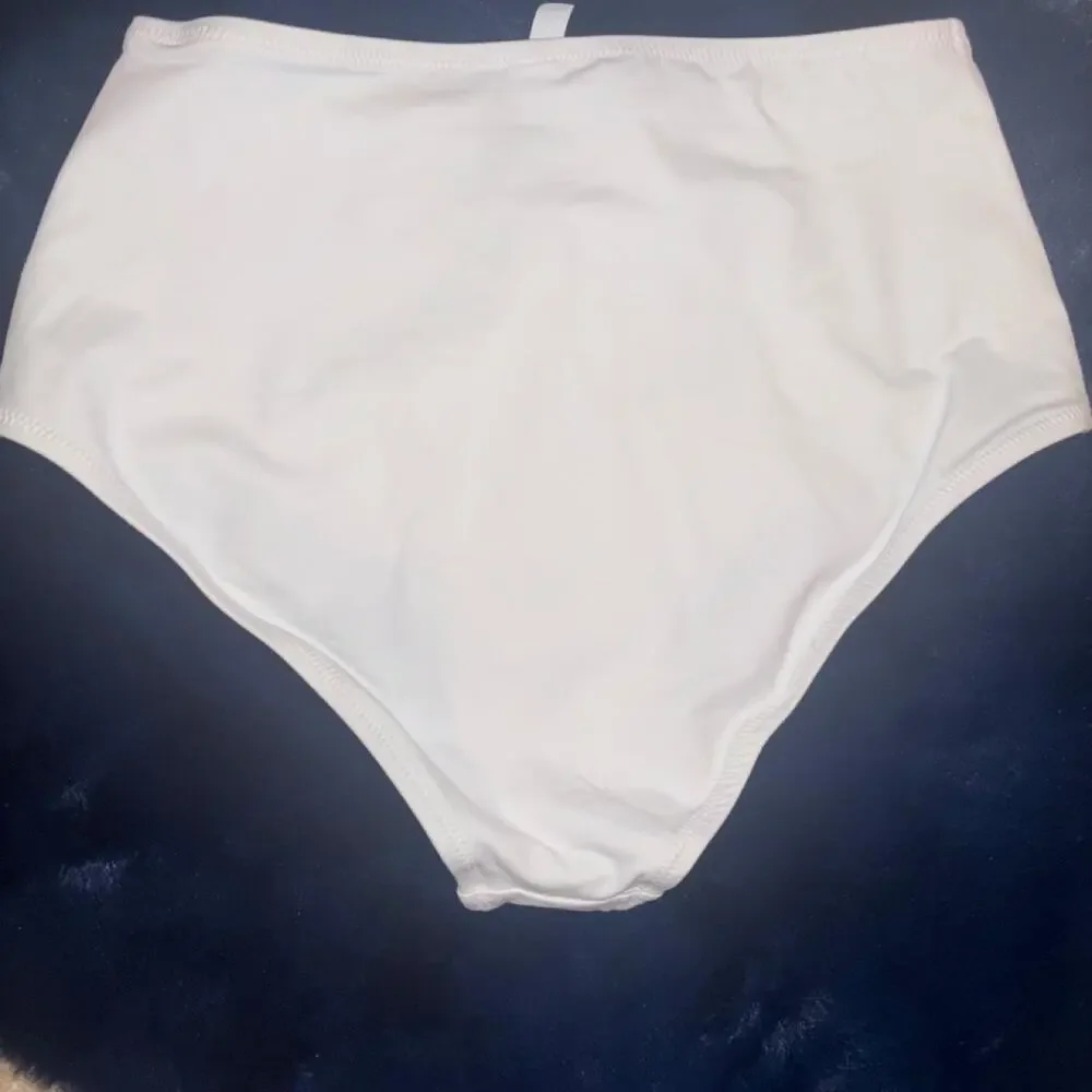 Skims white high waisted bikini bottoms